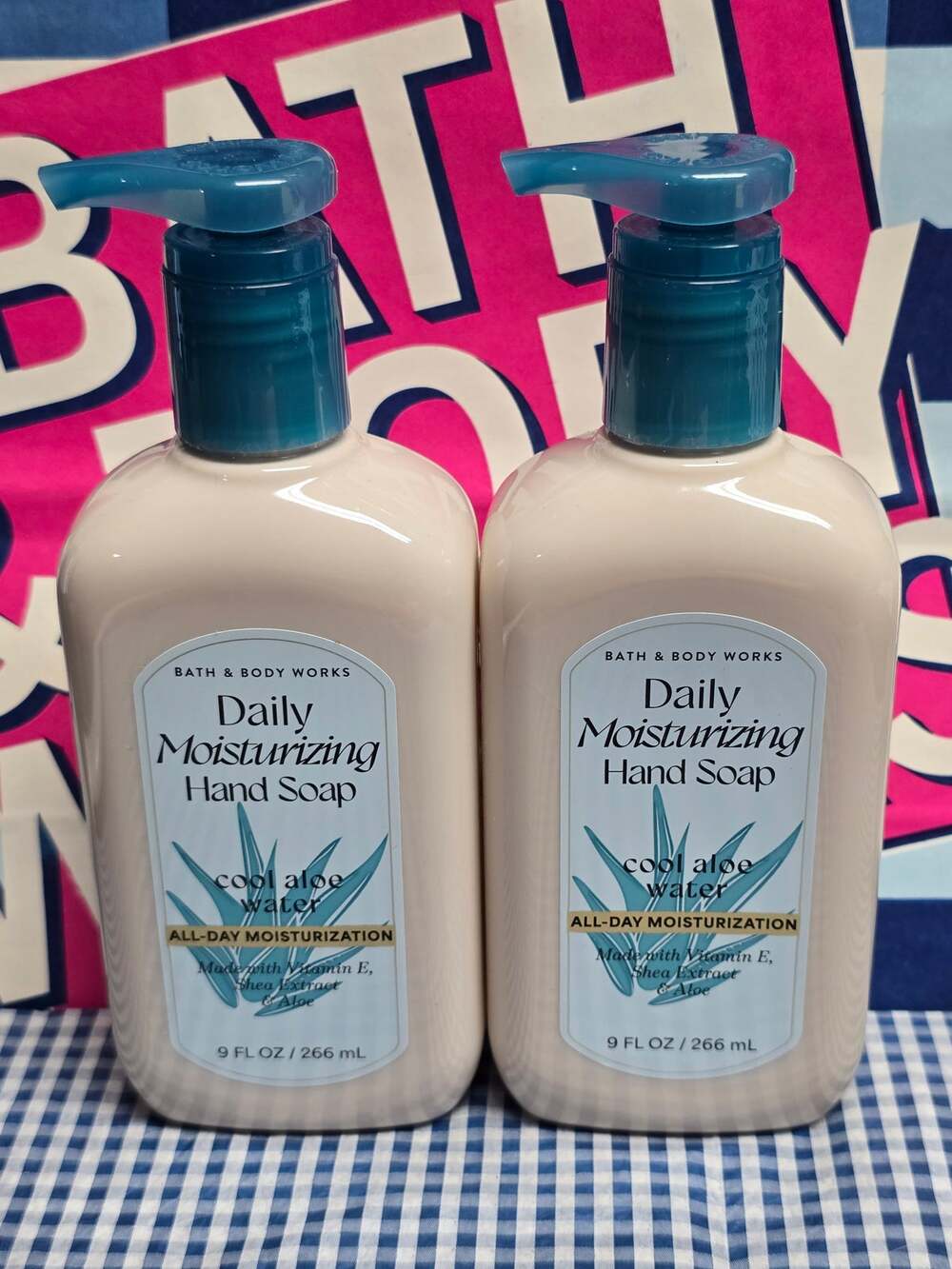 BBW Cool Aloe Water Daily Moisturizing Soap 2 Pack